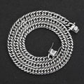 Wholesale Hip-Hop Style 304 - Stainless Steel Double Weave Six-Sided Cuban Necklace,16-30in  waterproof