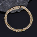 Jewelry wholesale Wholesale Cubic Zirconia Hip Hop Cuban Link Luxury Link Chain Bracelet 7in,8in,9in