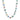 Jewelry wholesale Wholesale Colorful Cubic Zirconia Hip Hop Luxury Jewelry Set Link Chain Bracelet and Necklace, Chain 7in-24in