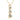 Jewelry wholesale D/VVS1 Round Moissanite Helix Three-Stone Pendant Necklace — 18 K Yellow- or White-Gold Vermeil on 925 Silver, 40 + 5 cm