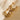 Jewelry wholesale Wholesale Bead Texture Elegant 304 Stainless Steel Hoop Earrings-18K Gold Plated, Waterproof