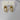 Jewelry wholesale Wholesale Molten Metal Trendy 304 Stainless Steel Stud Earrings-18K Gold Plated, Waterproof