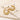 Jewelry wholesale Wholesale Bead Texture Elegant 304 Stainless Steel Hoop Earrings-18K Gold Plated, Waterproof