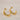 Jewelry wholesale Wholesale Triple Band Openwork Trendy 304 Stainless Steel Hoop Earrings-18K Gold Plated, Waterproof