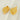 Jewelry wholesale Wholesale Molten Metal Trendy 304 Stainless Steel Stud Earrings-18K Gold Plated, Waterproof