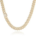 Jewelry wholesale Wholesale Cubic Zirconia Hip Hop Diamond Cuban Chain Necklace 16in,18in,20in,24in,Waterproof