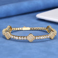 Wholesale Moissanite D/VVS1 Round-Cut Hip Hop 925 Silver Tennis Bracelets,Chain 7in-9in,Waterproof,GRA Certified