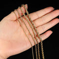Jewelry wholesale Wholesale Twisted Chain Hip Hop Bracelet and Necklace, Chain 7in-26in, Waterproof