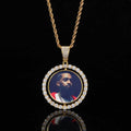 Jewelry wholesale Wholesale Cubic Zirconia Hip Hop Picture Necklace 24in