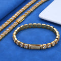 Jewelry wholesale Wholesale Cubic Zirconia Hip Hop Tennis Chain Bracelet and Necklace,Chain 7in-24in