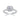 Jewelry wholesale Wholesale Moissanite 1CT D/VVS1 Round Cut Four-Prong Cushion Halo Engagement Ring – 18K White Gold Vermeil on 925 Silver, GRA Certified