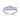 Jewelry wholesale Wholesale Moissanite 1CT D/VVS1 Round Brilliant Cut Five-Stone Anniversary Ring – 925 Sterling Silver with 18K White Gold Vermeil, GRA Certified – Graduated Design