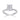 Jewelry wholesale Wholesale Moissanite D/VVS1 Emerald Cut four-Prong Solitaire Pavé Shoulder Engagement Ring – 18K White Gold Vermeil on 925 Silver, GRA Certified
