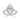 Jewelry wholesale Wholesale Moissanite D/VVS1 Marquise Cut two-Prong Solitaire Pavé Shoulder Engagement Ring – 18K White Gold Vermeil on 925 Silver, GRA Certified