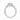 Jewelry wholesale Wholesale Moissanite 1CT D/VVS1 Round Cut Four-Prong Pavé Shoulder Engagement Ring – 18K White Gold Vermeil on 925 Silver, GRA Certified