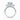 Jewelry wholesale Wholesale Moissanite 1CT D/VVS1 Round Cut Six-Prong Pavé Shoulder Engagement Ring – 18K White Gold Vermeil on 925 Silver, GRA Certified