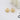 Jewelry wholesale Wholesale Stainless Steel Hollow Thick Double C Shaped Stud Earrings