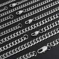 Jewelry wholesale Wholesale Cuban Chain Hip Hop 304 Stainless Steel Chain Necklace - 18K Gold-Plated , Chain 16in-30in , Waterproof