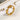Jewelry wholesale Wholesale Hollow Out Pig Nose Cubic Zircon Retro 304 Stainless Steel Ring – 18K Gold Plated , Waterproof