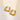 Jewelry wholesale Wholesale Inlaid Zircon Hollow Trapezoidal Geometric Earrings