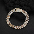 Jewelry wholesale Wholesale Hip Hop Cubic Zirconia Cuban Chain Bracelet, Chain 7in,8in,9in