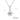 Jewelry wholesale Wholesale Moissanite 0.50 CT D/VVS1 "Lively Teardrop" Pendant Necklace— Pavé Crown Teardrop with Floating Moissanite, 18 K White-Gold Vermeil (2.5 µm) on S925 Silver, 45 cm Chain Included, GRA Certified
