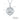 Jewelry wholesale Wholesale Moissanite 0.50 CT · D/VVS1 Round-Cut Crown-Heart Pendant — Pavé Halo, 18 K White-Gold Vermeil (2.5 µm) on S925 Silver, 45 cm Chain Included, GRA Certified