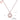 Jewelry wholesale Wholesale Moissanite D/VVS1 Initial "M" Pendant Necklace—18 K Rose-Gold Vermeil on 925 Silver • 45 cm Chain, GRA Certified