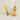 Jewelry wholesale New Arrival Heart Gold Plated Stainless Steel Earrings