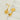 Jewelry wholesale New Arrival Titanium Steel Heart Gold Plated Earrings