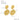 Jewelry wholesale Sunflower Flower Stainless Steel Gold Plated Stud Earrings