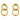 Jewelry wholesale INS Style 18k Gold Round Stainless Steel Stud Earrings