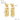 Jewelry wholesale Stainless Steel Geometric Link Earrings with Gold-Plated Clasps for Women