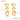 Jewelry wholesale Elegant High Quality Stainless Steel Jewelry Heart Dangle Earrings