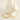 Jewelry wholesale 18k Stainless Steel Round Embossed Earrings