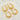 Jewelry wholesale Vintage Style Stainless Steel Textured Bamboo U-Shaped Snap Earrings