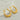 Jewelry wholesale Vintage Style Stainless Steel Textured Bamboo U-Shaped Snap Earrings