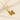 Jewelry wholesale 18k Gold Monogrammed Textured Pendant Necklace