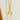 Jewelry wholesale Bamboo 18K 26 Alphabet Pendant Stainless Steel Necklace