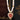Jewelry wholesale Dainty Stainless Steel Red Black Zircon Heart Pendant Necklaces