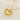 Jewelry wholesale Light Luxury Stainless Steel Goldtone Diamond Heart Pendant Necklace