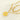 Jewelry wholesale Vintage 18k Gold Plated Double Disc Stainless Steel Necklace