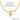 Jewelry wholesale Wholesale Love Heart Gold Plated Stainless Steel Necklace