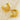 Jewelry wholesale Gold Multi-Line Irregular Stainless Steel Earrings