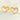 Jewelry wholesale New Arrival Love Airy Stainless Steel Earrings