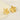 Jewelry wholesale Simple Ins Gold Petal Flower Stainless Steel Earrings