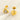 Jewelry wholesale Simple Zirconia Heart Stainless Steel Earrings