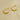 Jewelry wholesale Stainless Steel 18K Gold Fashion C Shape Earrings