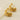 Jewelry wholesale Stainless Steel 18k Gold Locust Earrings