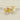 Jewelry wholesale Stainless Steel 18k Gold Plated French White Resin Stud Earrings